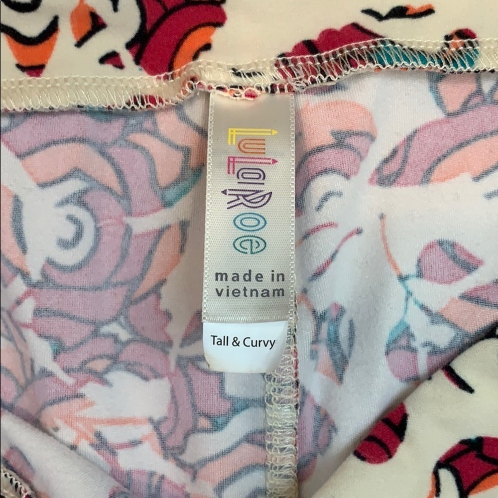Floral LuLaroe leggings - Picture 2 of 2